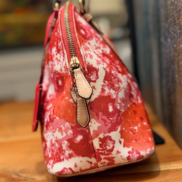COACH 2014 Peyton Floral Cora Dome Satchel- RARE FIND! - Picture 7 of 14